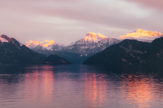 Chocolate Fondue on mount Rigi